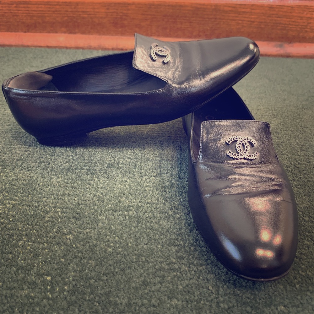 Chanel Loafers 36 1/2 Black